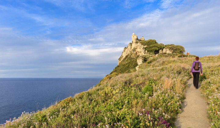 Capo Milazzo hiker