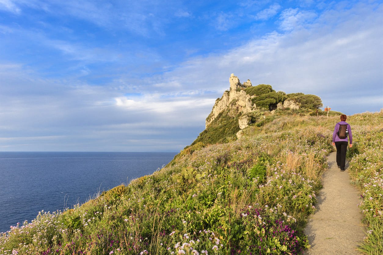 Capo Milazzo hiker