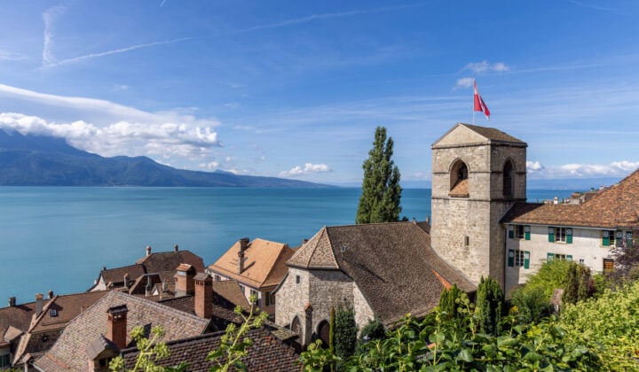 Charming village Lake Geneva