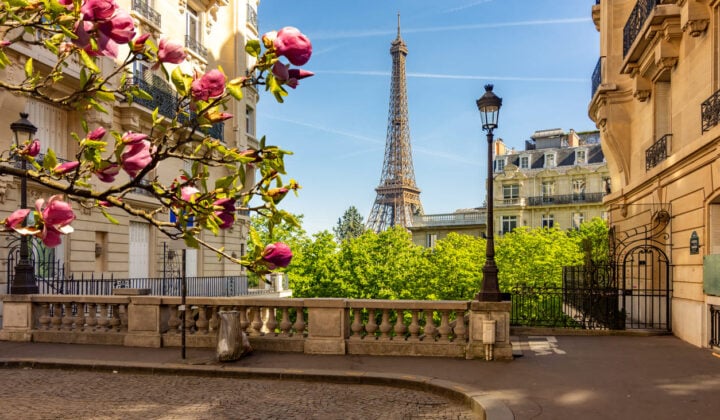 Eiffel tower Spring