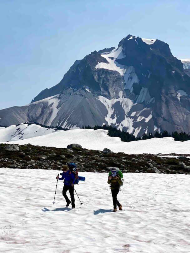 Garibaldi Neve traverse summer