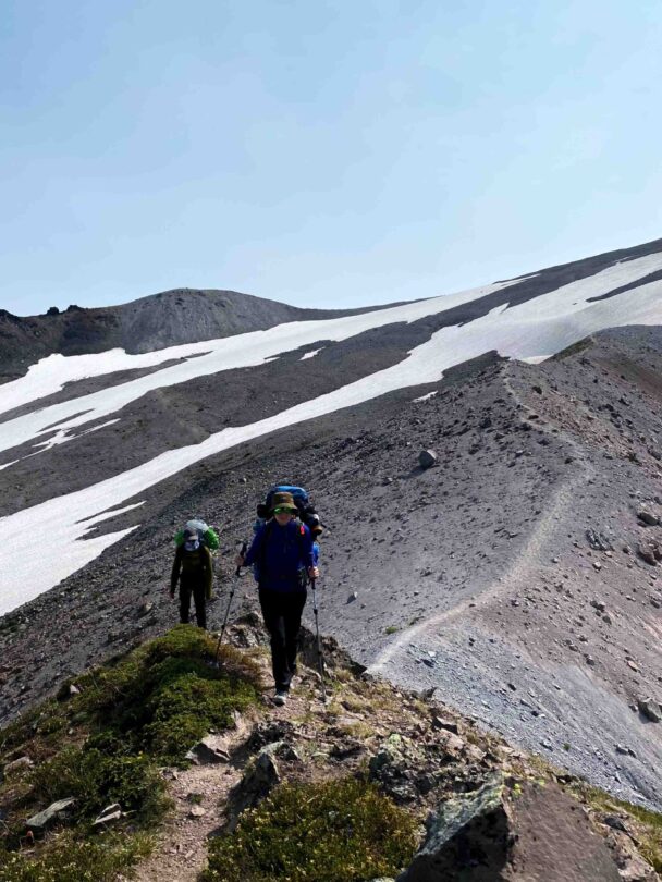 Garibaldi Neve traverse summer