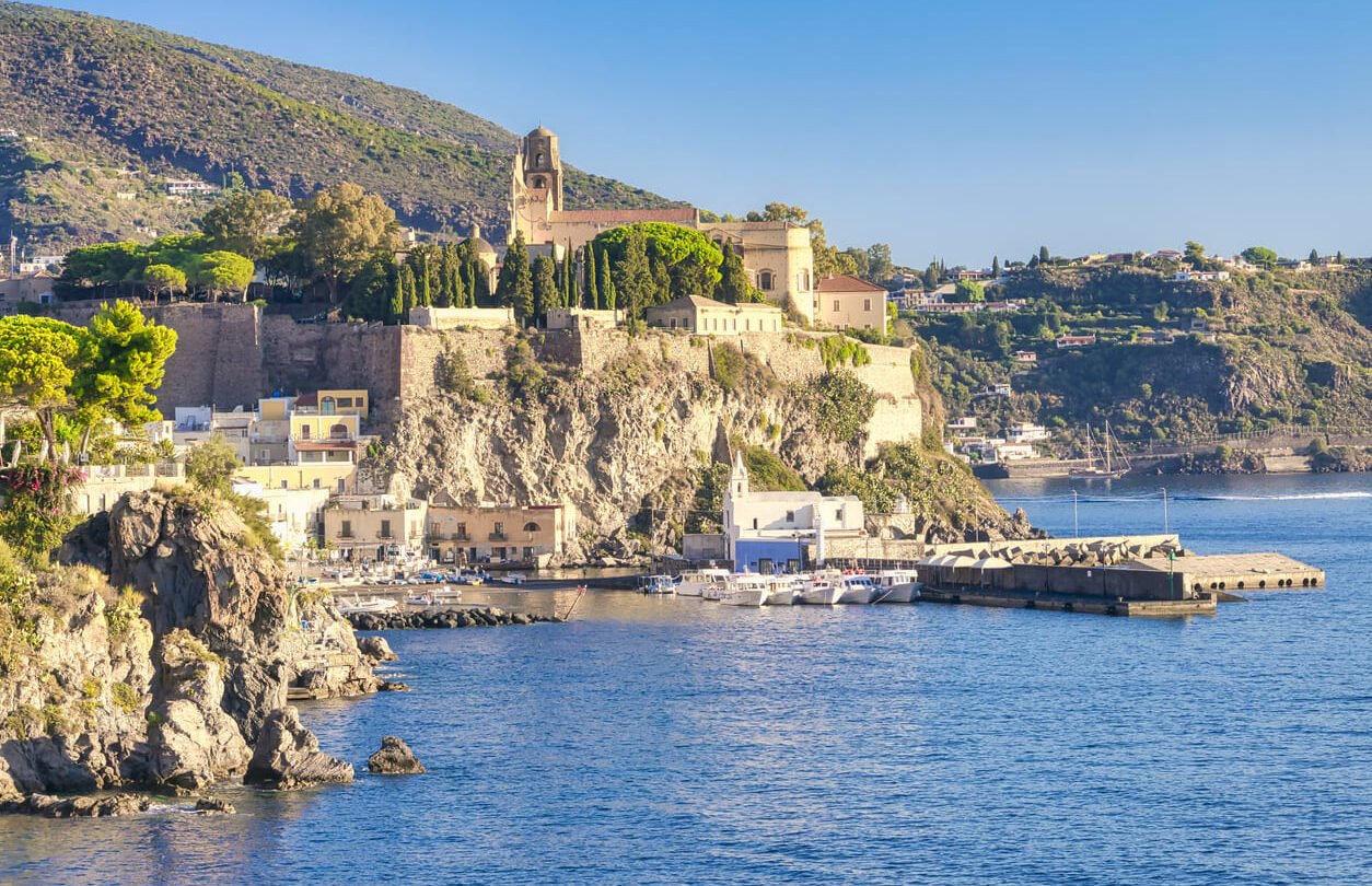 Lipari church Sicily