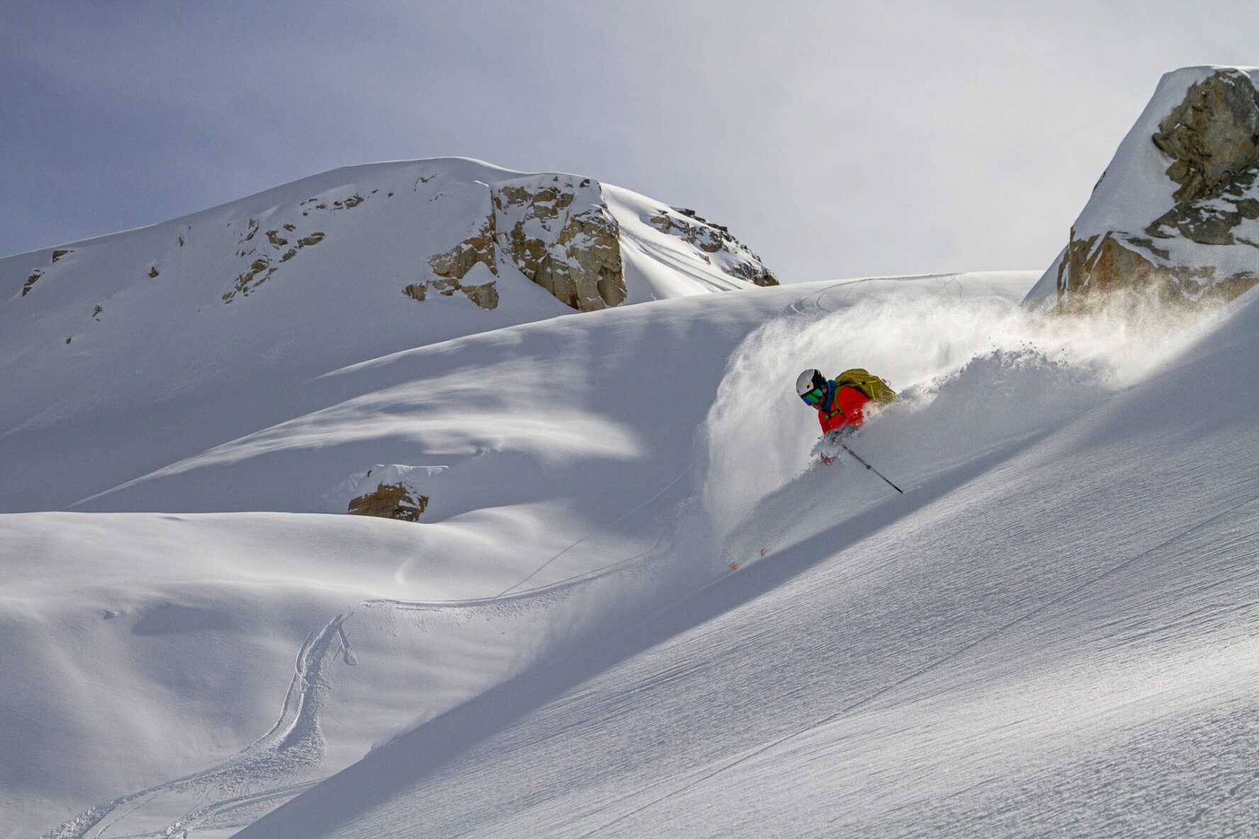 Powder skiing Whistler BC