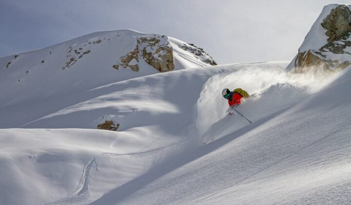 Powder skiing Whistler BC