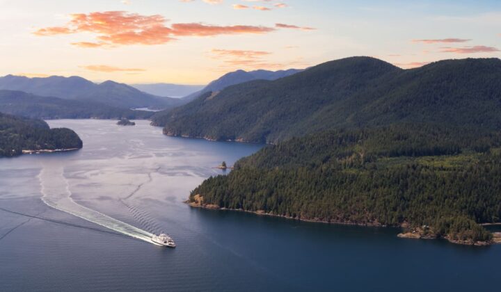 Powell River aerial