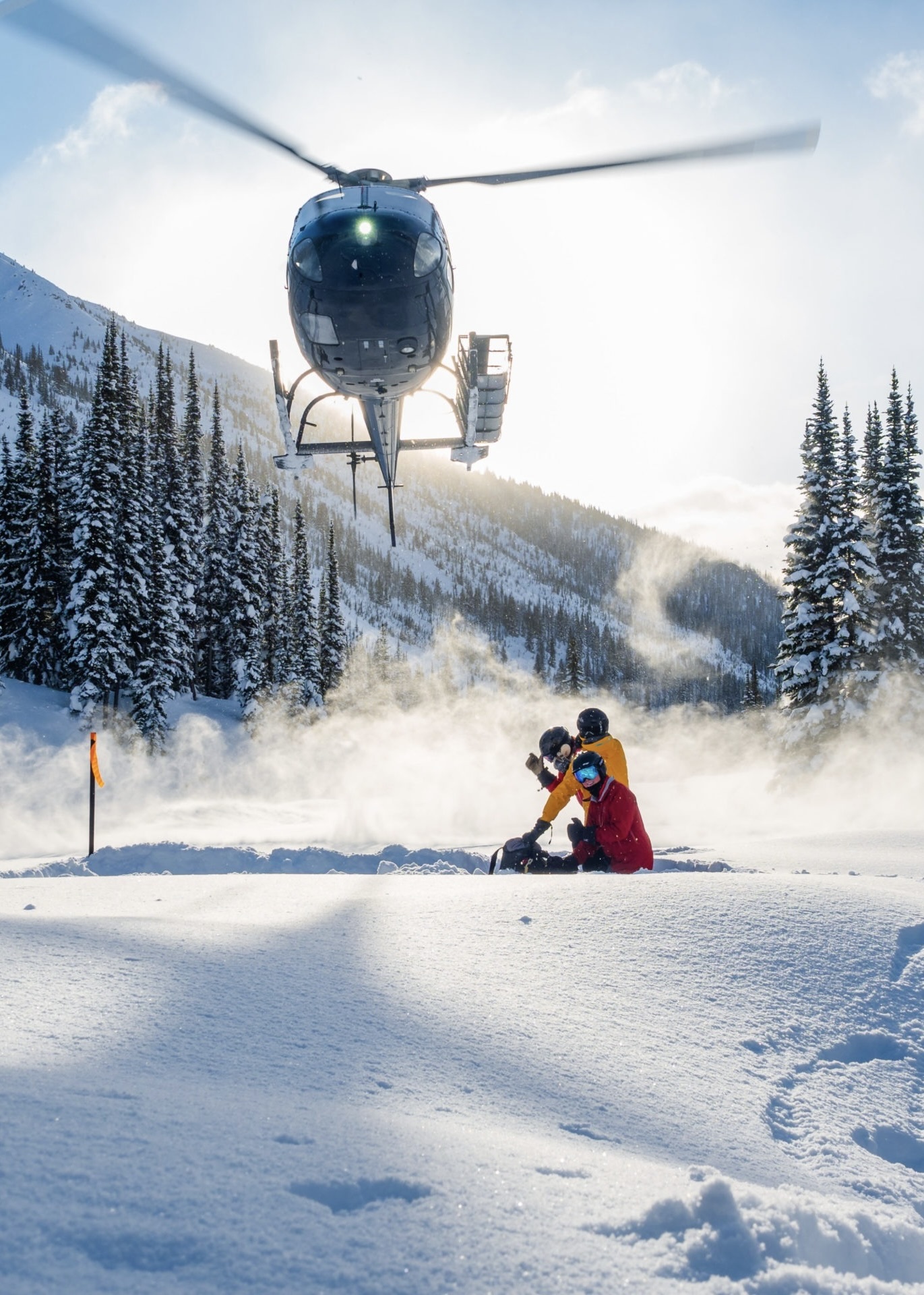 Revelstoke heli drop