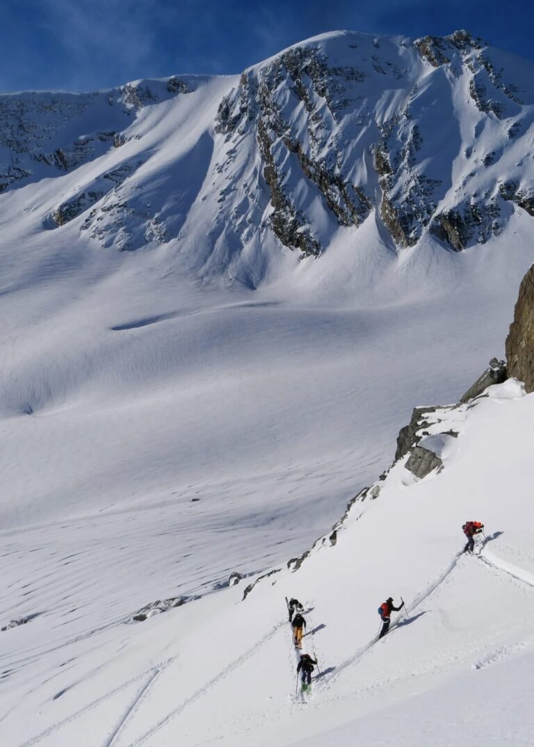Skiing powder BC