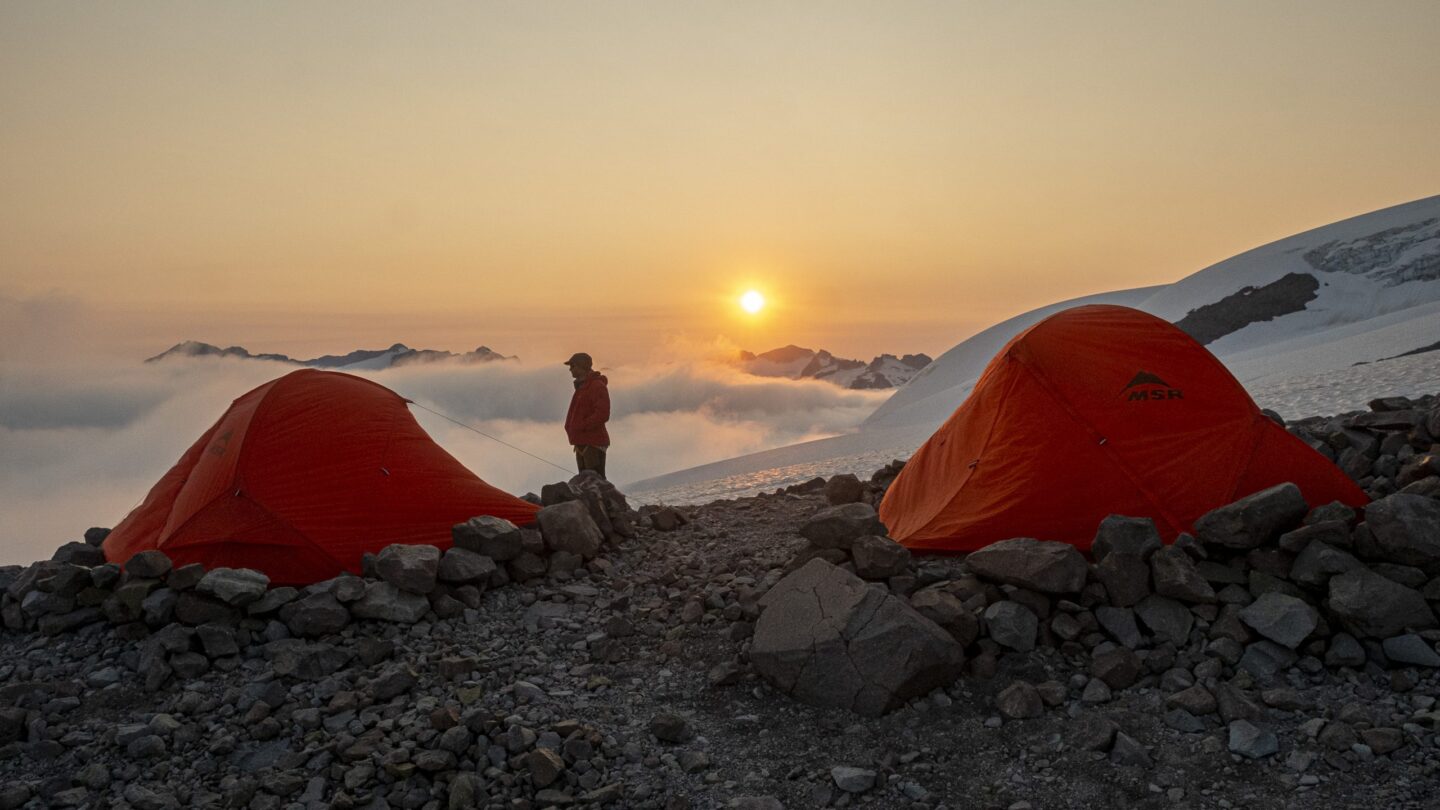 Two tents Garibaldi