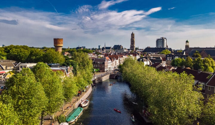 Utrecht aerial view