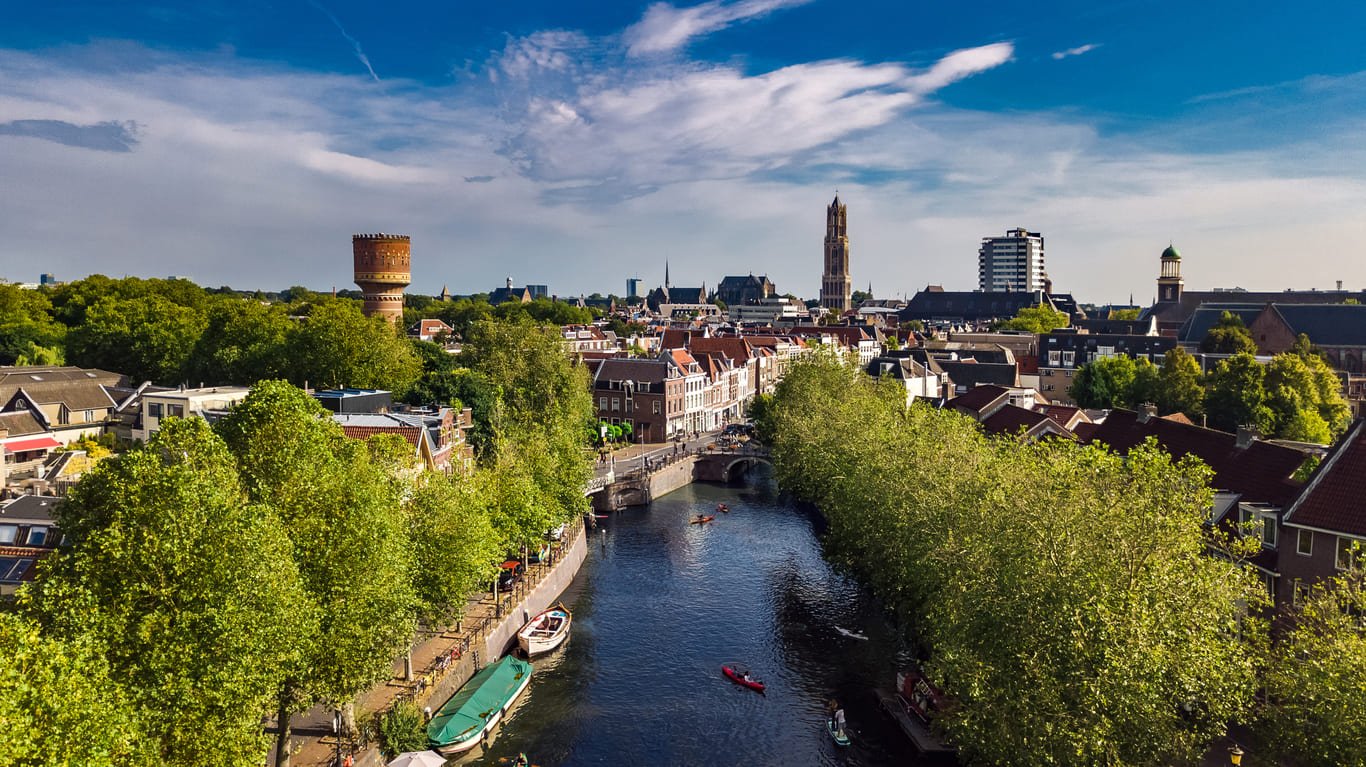 Utrecht aerial view