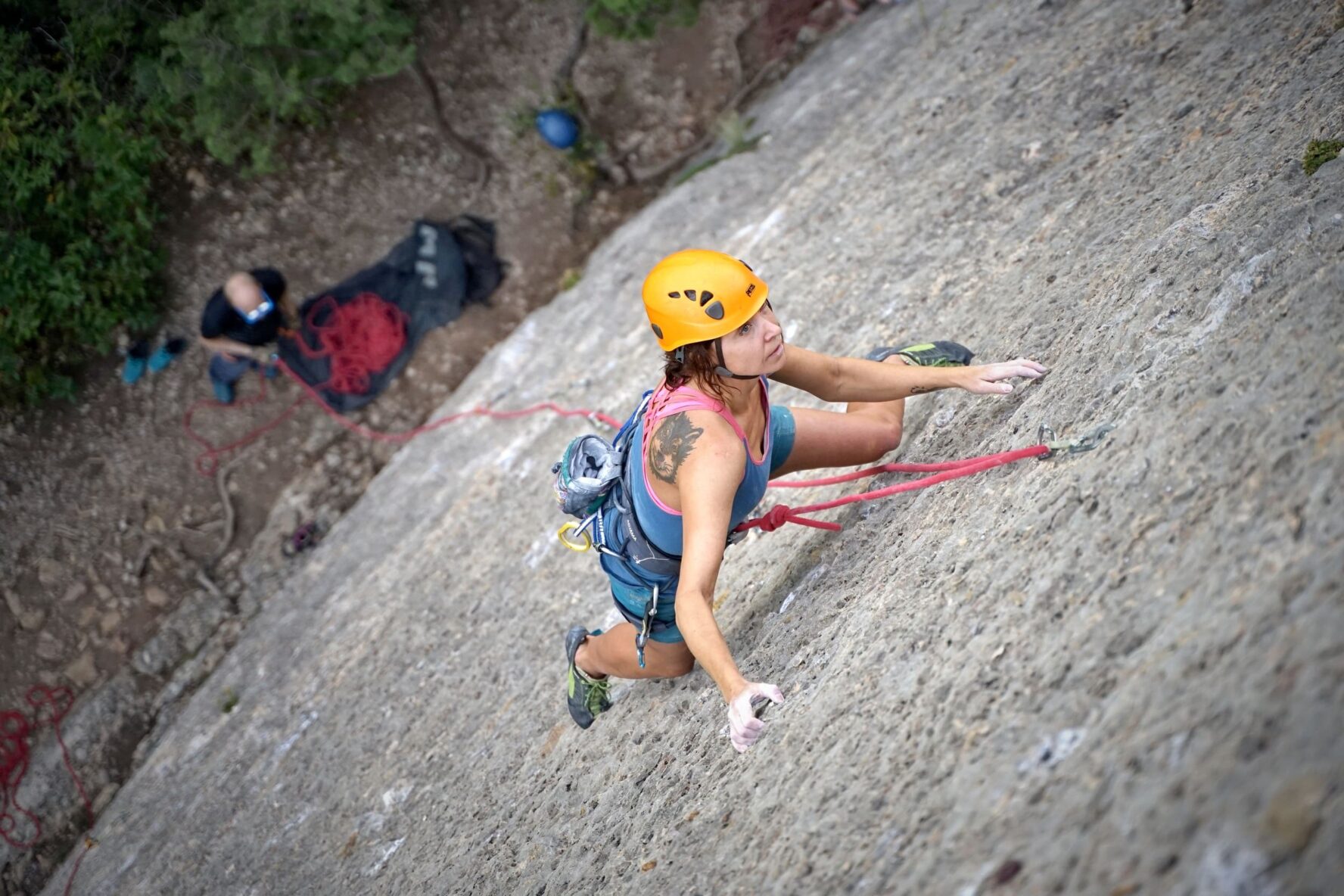 6b Margalef climber