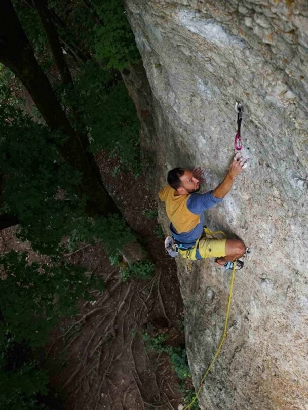 Frankenjura several climbers