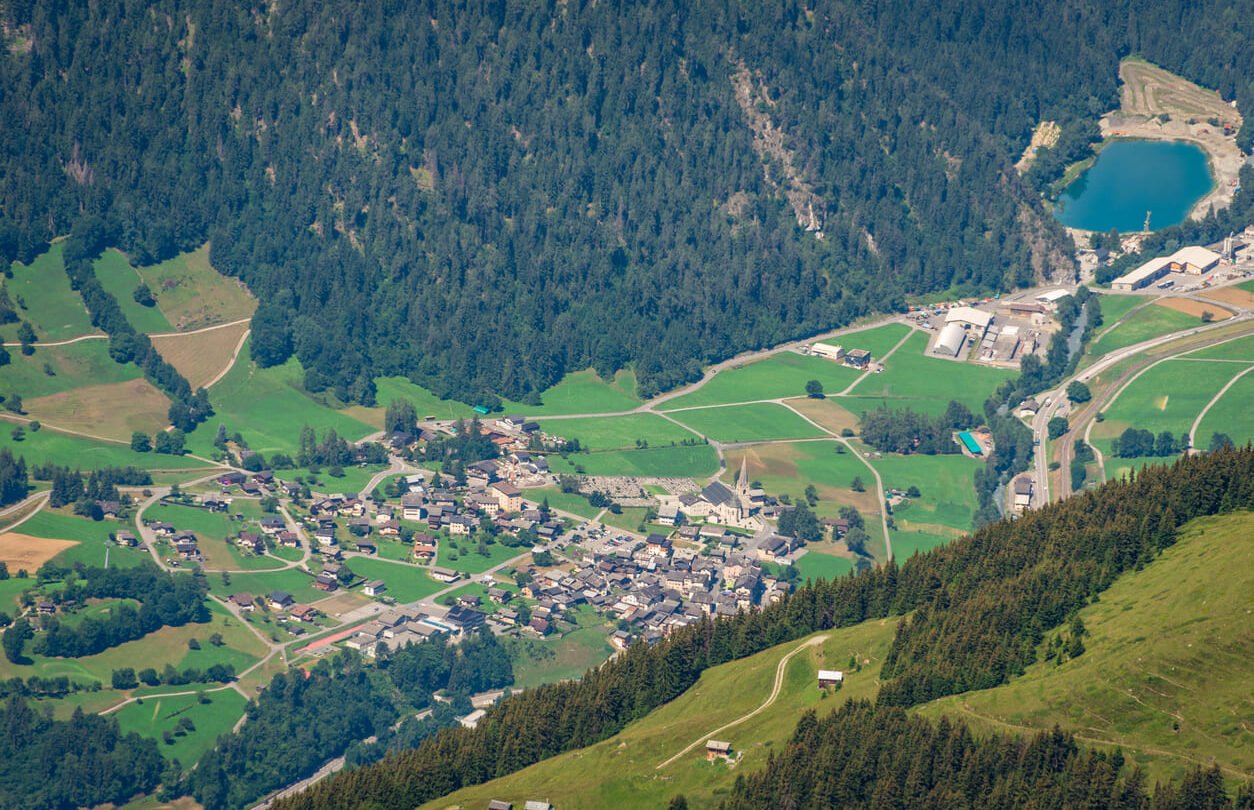 Aerial view Le Chable