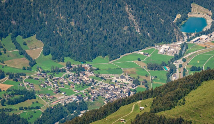 Aerial view Le Chable
