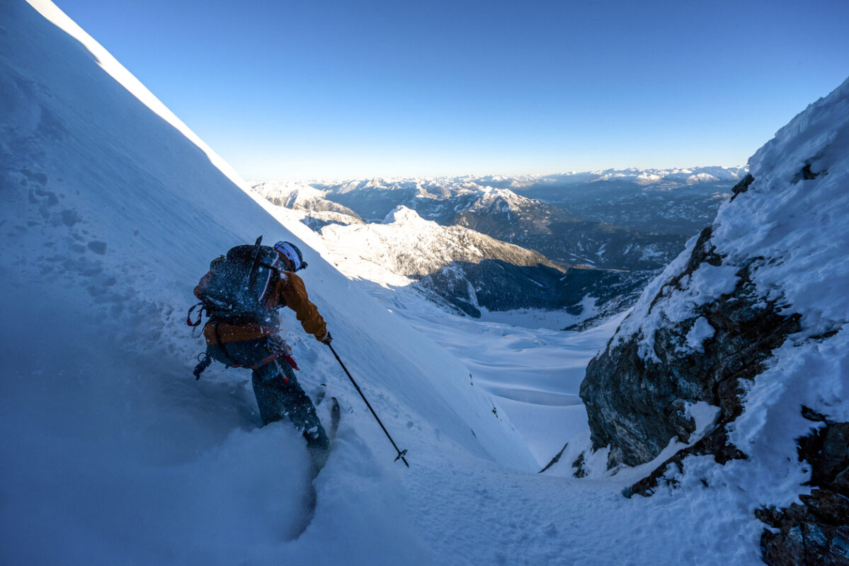 BC skier Tantalus