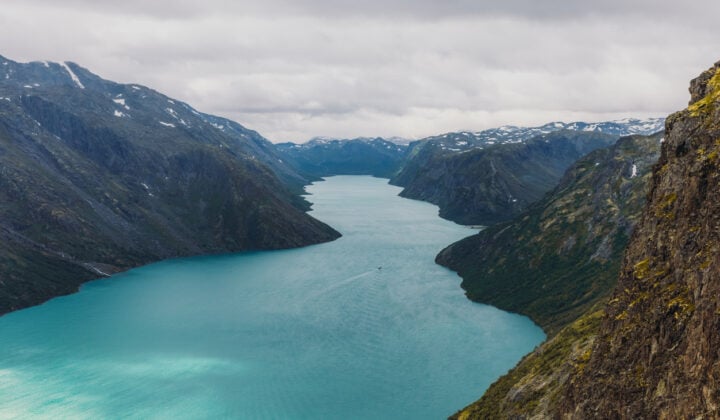 Besseggen ridge hiking