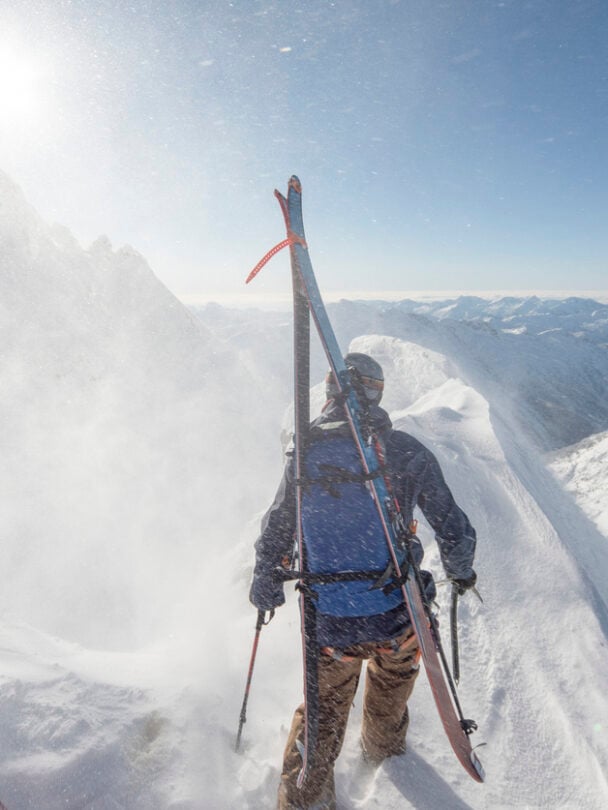 Coast range skier