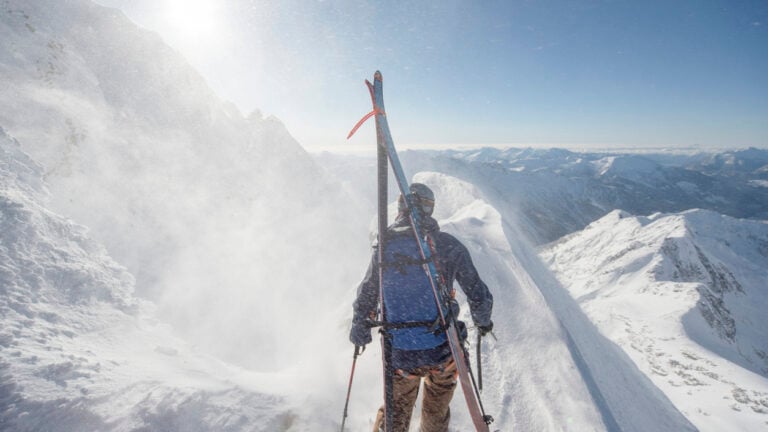 Coast range skier