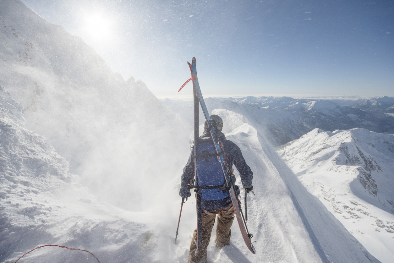 Coast range skier