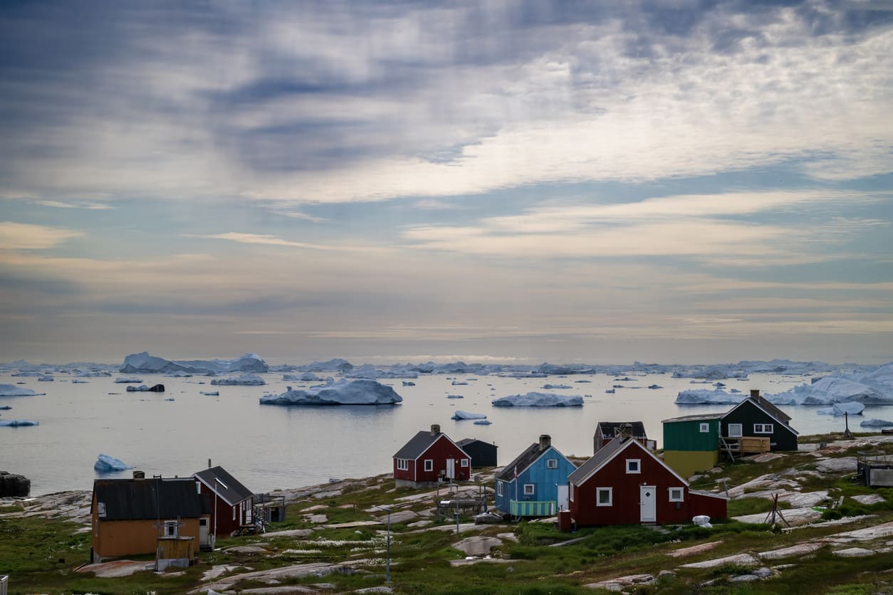 Colorful houses West Greenland