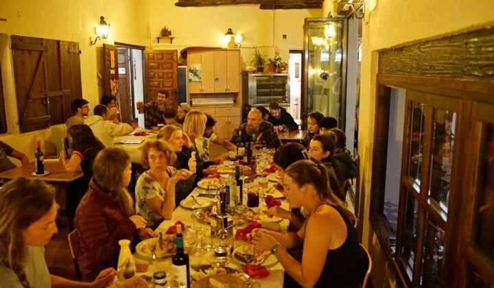 Dinner time Spain climbers