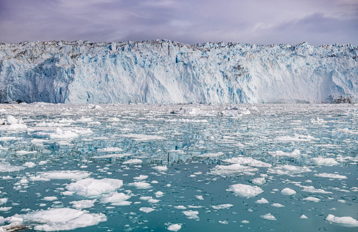 Egi glacier Greenland