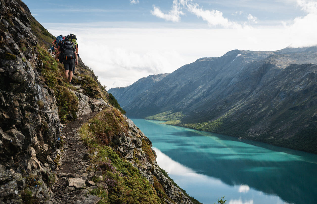 Gjende lake hike Jotunheimen