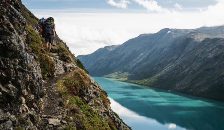 Gjende lake hike Jotunheimen
