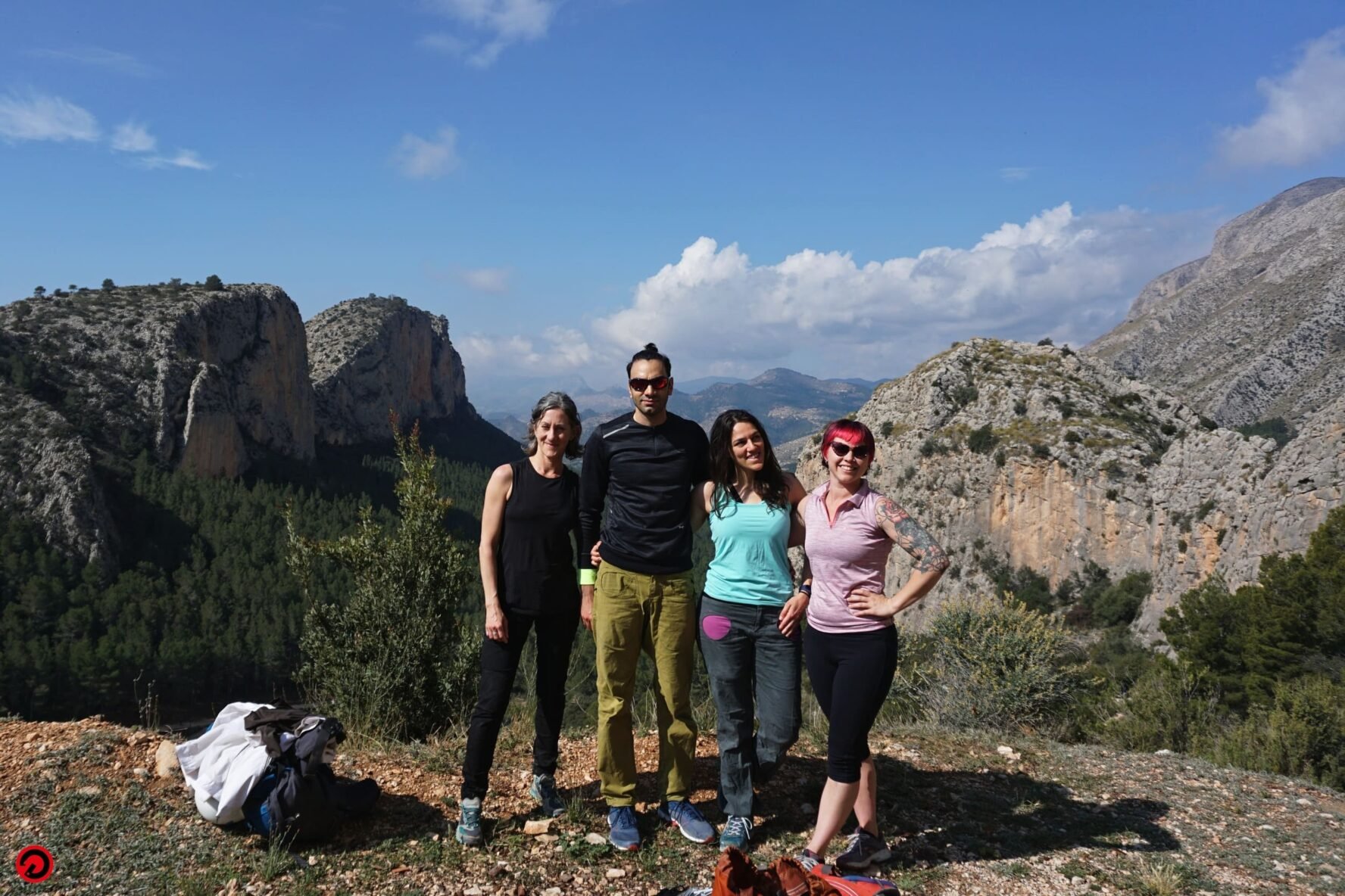 Group climbers Sella