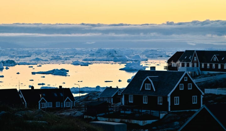 Houses waterfront Greenland
