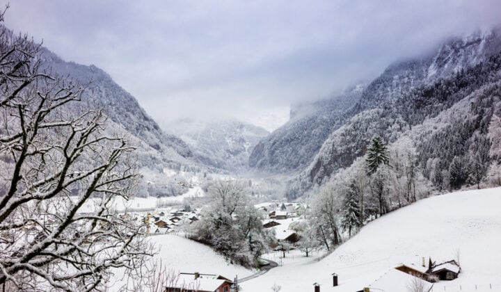 interlaken village winter