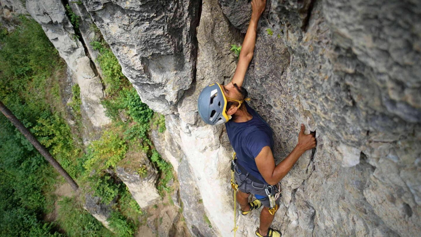 Lead climbing course beginners