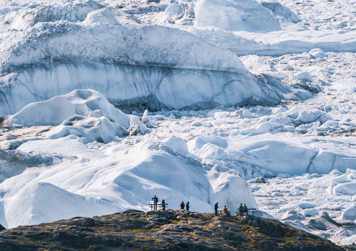 Massive glacier Greenland