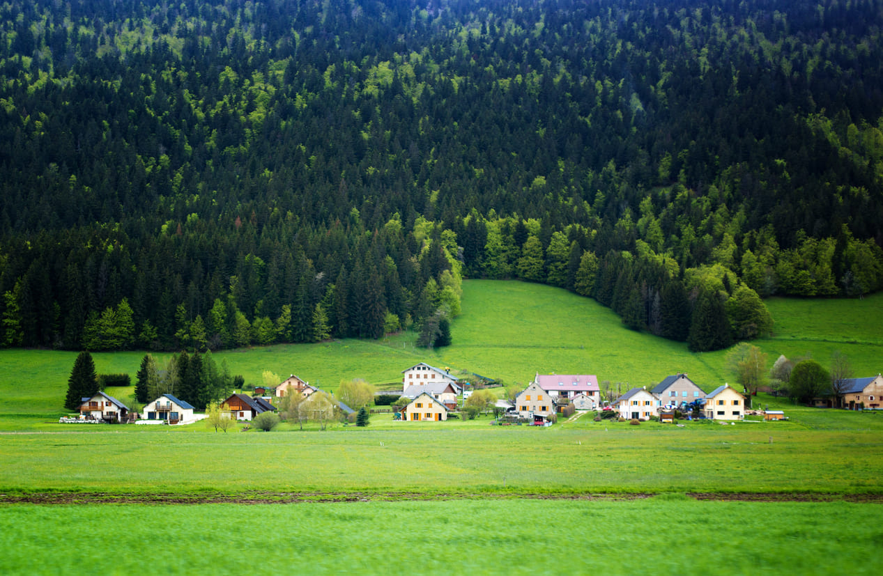 Meaudre from afar France