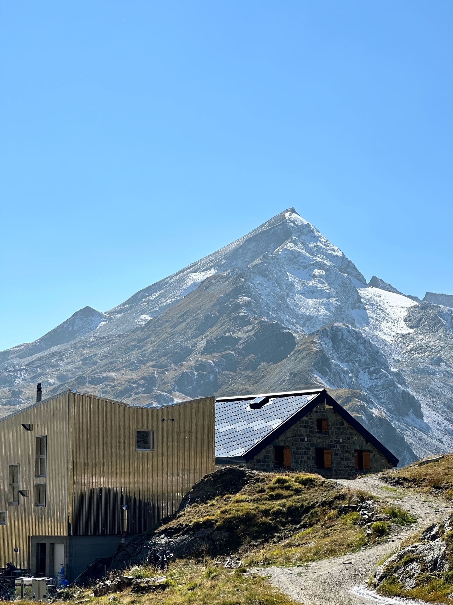 Mountain hut Swiss Alps