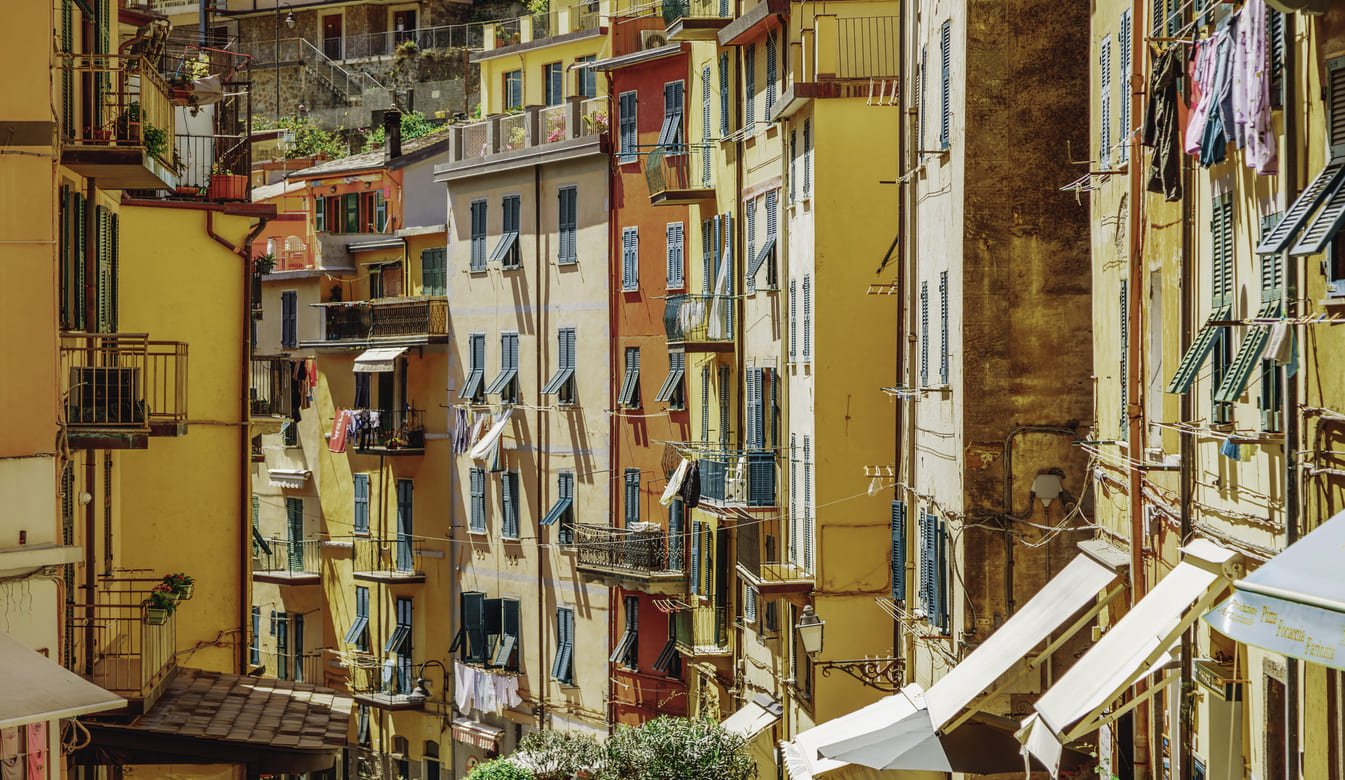 Riomaggiore colorful houses