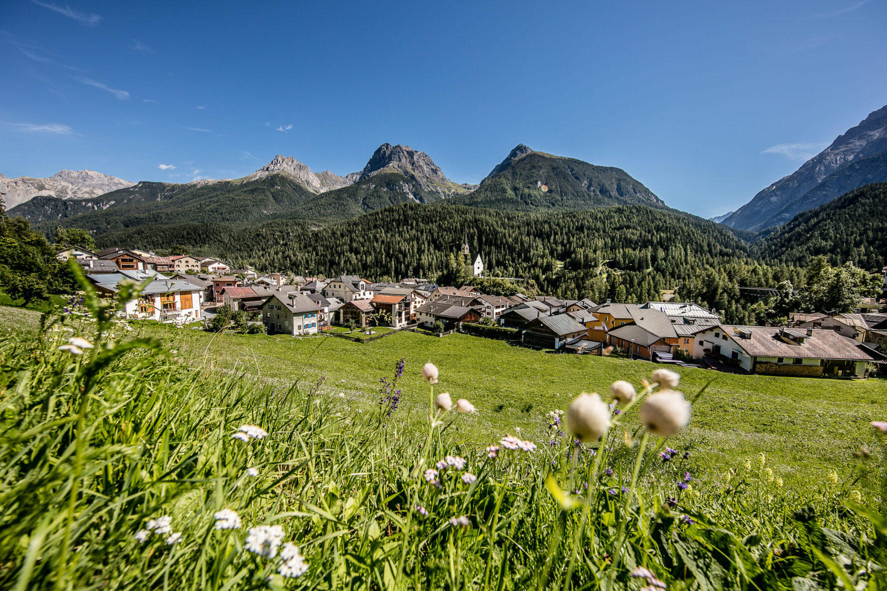 Scuol Switzerland village