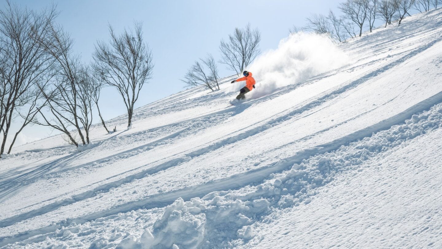 snowboarder myoko japan