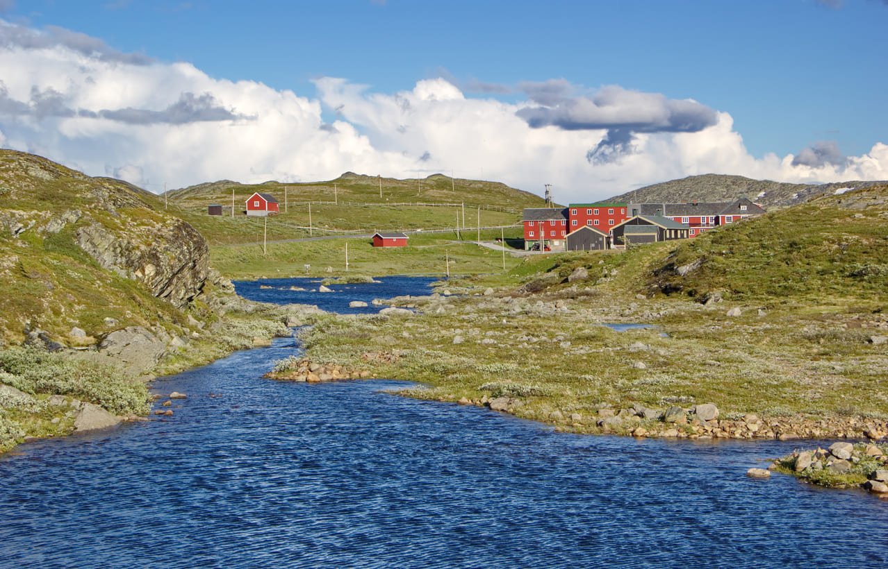 Sunny summer day Bygdin