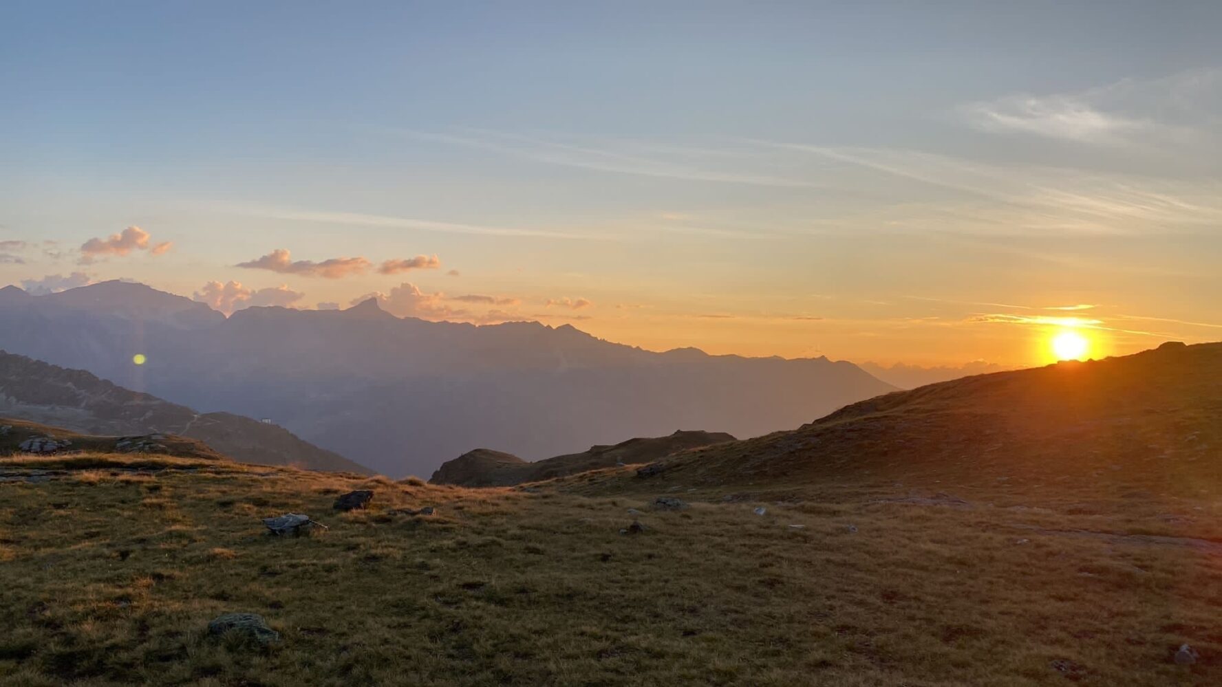 Sunset Swiss Alps