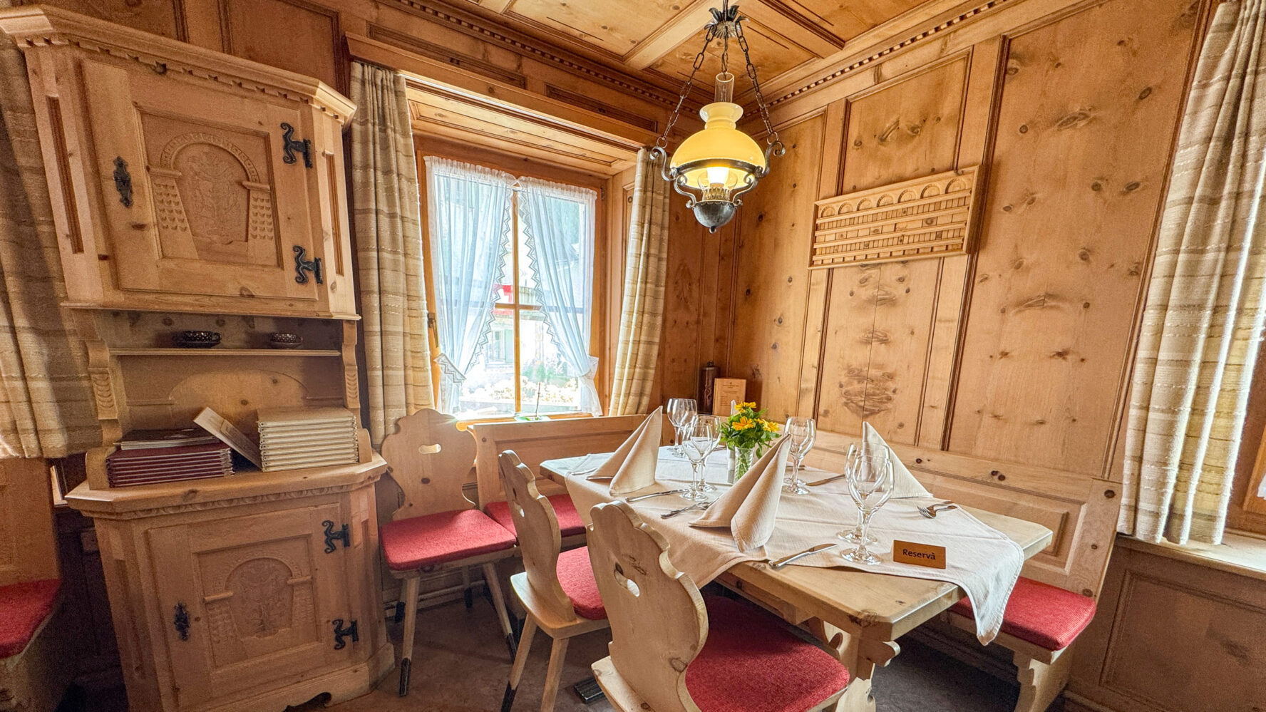 Typical restaurant Alps