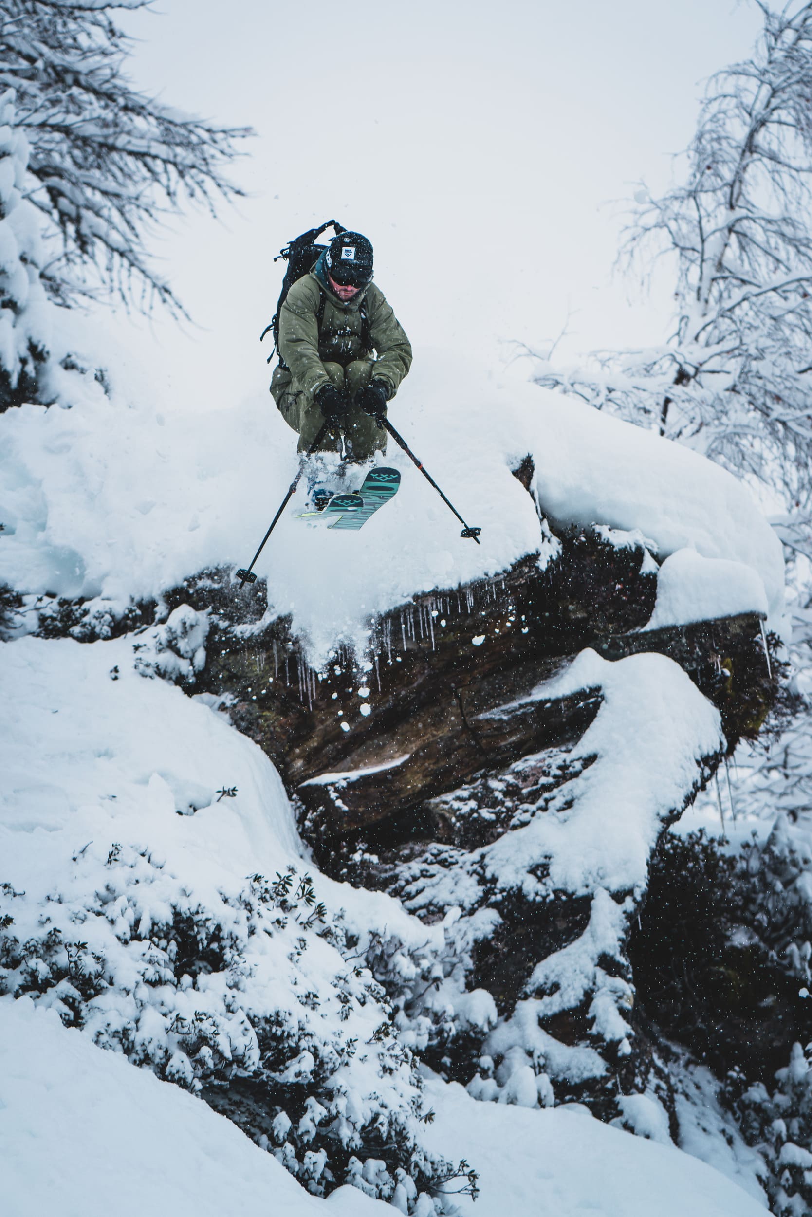 Advanced skier Chamonix