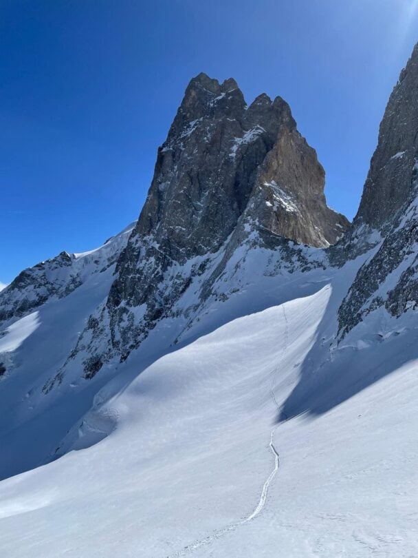 Advanced skiing Chamonix