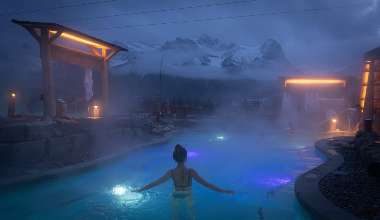 Everwild Canmore nighttime