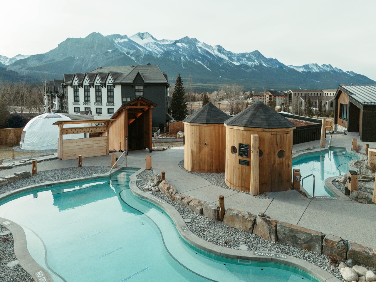 Everwild Canmore pool