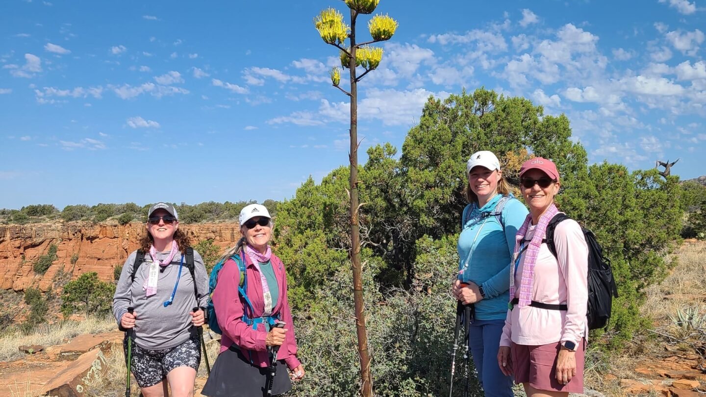 Four hikers Sedona