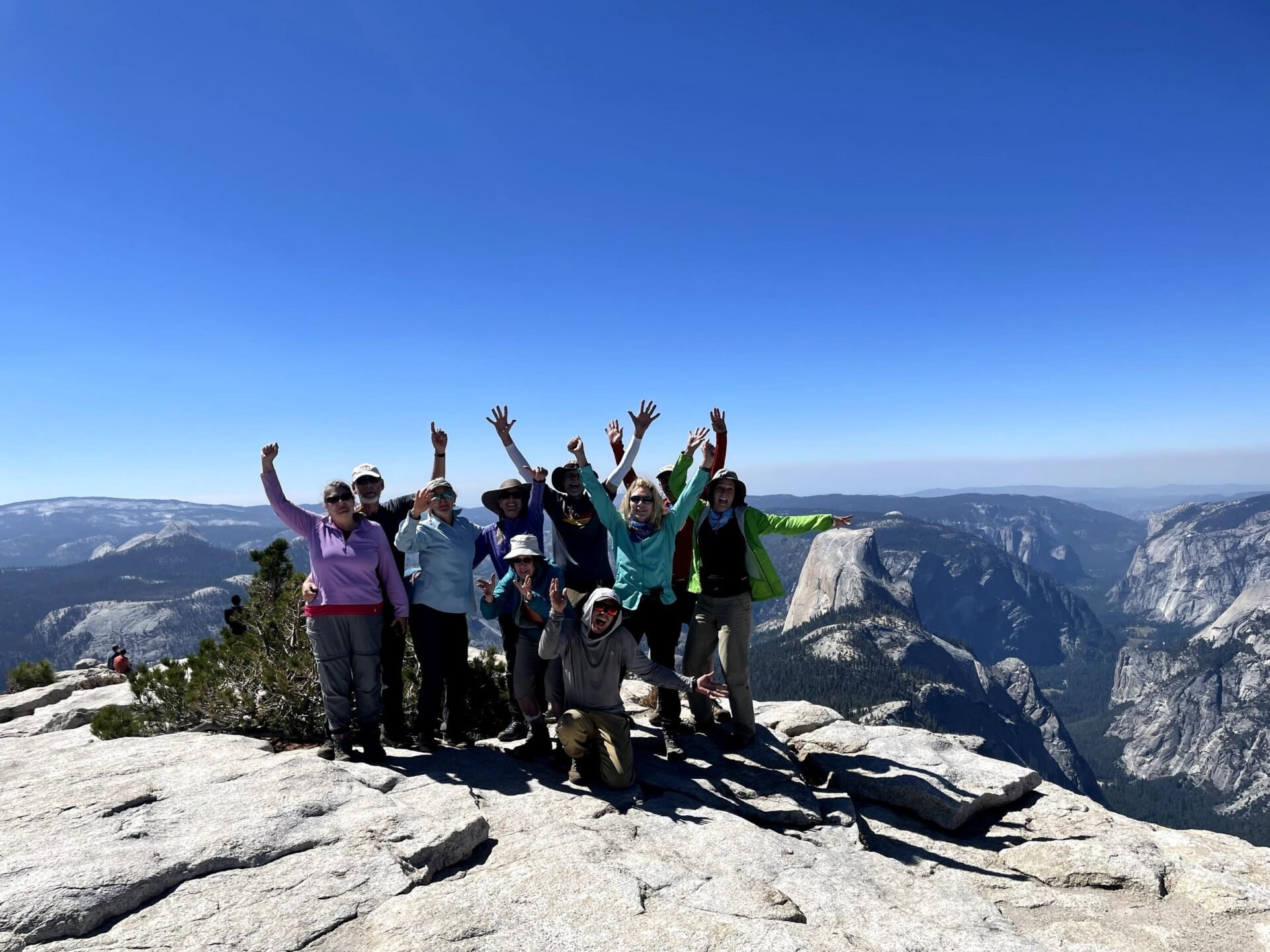 Happy group Yosemite