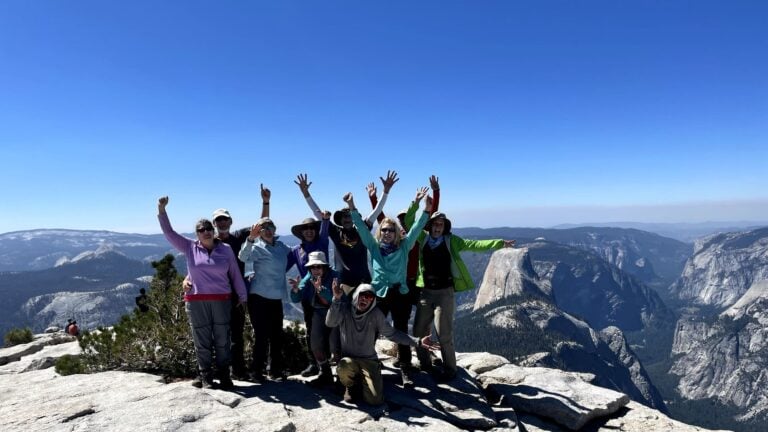 Happy group Yosemite