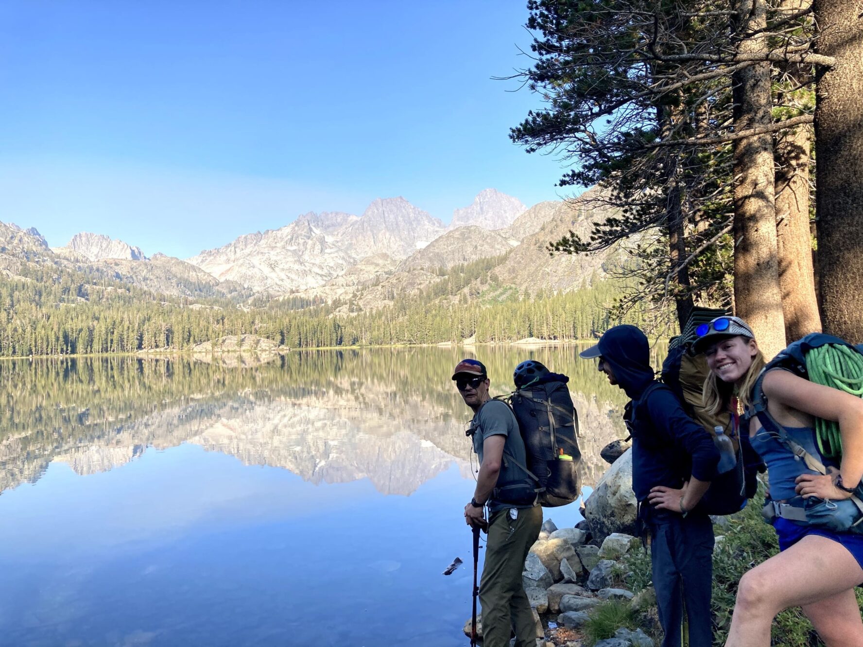 Hikers Lake Yosemite
